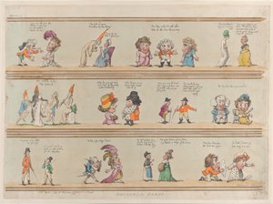 Hranice pro pokoje, deska 4, 1. dubna 1799., 1. dubna 1799. od Thomas Rowlandson