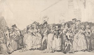 Lehátka do vstupní haly od Thomas Rowlandson