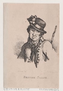 British Sailor, duben 1808, duben 1808. od Thomas Rowlandson