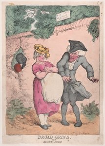 Široký úsměv, nebo černý vtip, 4. června 1812, 4. června 1812. od Thomas Rowlandson