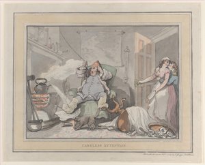 Neopatrná pozornost, 1. února 1789., 1. února 1789. od Thomas Rowlandson