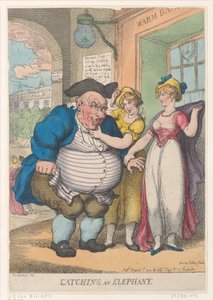 Chytání slona, 1. března 1812, 1. března 1812. od Thomas Rowlandson