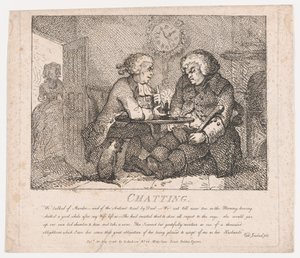 Chatování malebných krás Boswell, část první, 30. května 1786, 30. května 1786. od Thomas Rowlandson