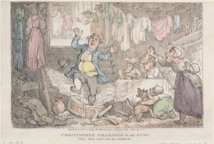 Christopher Crabtree in the Suds: Drahý, drahý, co se může stát, 1807., 1807. od Thomas Rowlandson