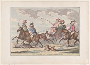 Cit se vysílají v neděli, 1799., 1799. od Thomas Rowlandson
