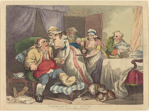Pohodlí při dně od Thomas Rowlandson