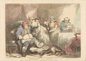 Pohodlí při dně od Thomas Rowlandson
