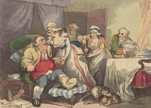 Pohodlí při dně, 1785. od Thomas Rowlandson