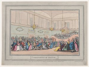 Comforts of Bath, Talíř 10, 6. ledna 1798, 6. ledna 1798. od Thomas Rowlandson