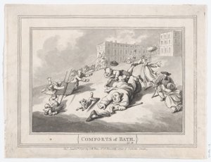 Comforts of Bath, Talíř 12, 6. ledna 1798, 6. ledna 1798. od Thomas Rowlandson
