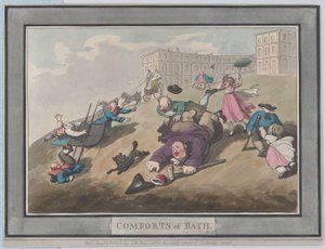 Comforts of Bath, Talíř 12, 6. ledna 1798, 6. ledna 1798. od Thomas Rowlandson