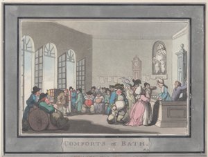 Comforts of Bath, deska 3, 6. ledna 1798, 6. ledna 1798. od Thomas Rowlandson