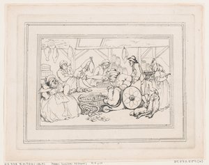 Pohodlí v Bathu, deska č. 4 od Thomas Rowlandson