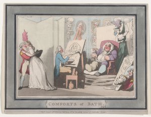 Comforts of Bath, Talíř 6, 6. ledna 1798., 6. ledna 1798. od Thomas Rowlandson