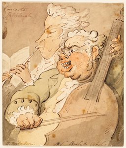 Concerto Spirituale [s] posly Bochem a Abelem od Thomas Rowlandson