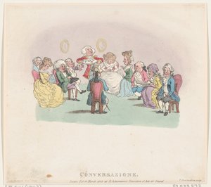 Rozhovor, 20. března 1803., 20. března 1803. od Thomas Rowlandson