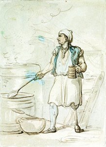 Kuchařův kolega od Thomas Rowlandson