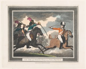 Cut One and Horses Head near Side, Protect, 1. září 1798., 1. září 1798. od Thomas Rowlandson