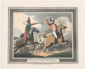 Cut Six a Sword Arm Protect, 1. září 1798, 1. září 1798. od Thomas Rowlandson