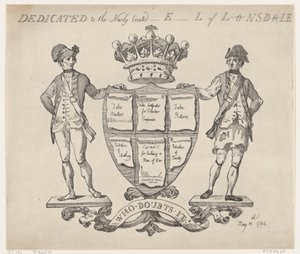 Věnováno nově stvořenému E-l z L-nsd-le od Thomas Rowlandson