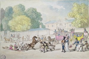 Devonshire House, Piccadilly od Thomas Rowlandson