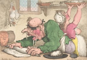 Dinners Drest in the Neaest Manner, říjen 1811, říjen 1811. od Thomas Rowlandson
