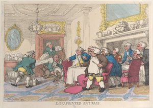 Zklamaný Epicures, 1809., 1809. od Thomas Rowlandson