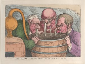 Distillers Looking into their own business, 10. října 1811, 10. října 1811. od Thomas Rowlandson