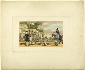 Doctor Syntax Sells Grizzle z The Tour of Doctor Syntax od Thomas Rowlandson