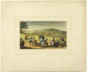 Doctor Syntax v recenzi, z The Tour of Doctor Syntax od Thomas Rowlandson