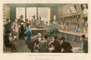 Syntax doktora v aukci od Thomas Rowlandson