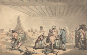 Koupaliště doktora Grahama od Thomas Rowlandson