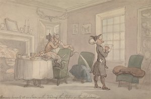 Dr. Syntax: Jak napodobit vtip z výlohy od Thomas Rowlandson