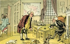 "Dr Syntax a knihkupec" od Thomas Rowlandson