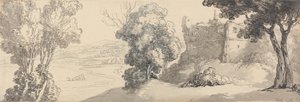 Hrad Dudley od Thomas Rowlandson