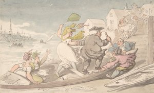 Východní větry, ca. 1810. od Thomas Rowlandson.