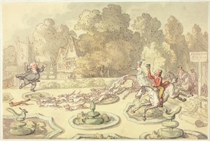 Rozzuřený farář od Thomas Rowlandson