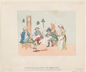 Večer aneb muž cítění, 1. května 1803, 1. května 1803. od Thomas Rowlandson