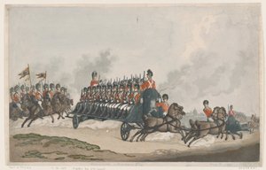 Expedice, aneb Vojenský let od Thomas Rowlandson