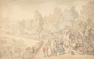 Fairlop Fair, Essex, ca. 1816. od Thomas Rowlandson