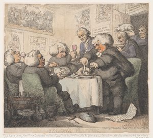 Hostina členů od Thomas Rowlandson