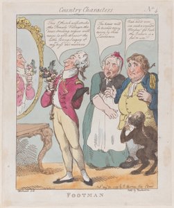 Footman, 30. srpna 1799, 30. srpna 1799. od Thomas Rowlandson