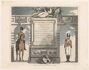 Forward, Hungarian and Highland Broadsword, 12. února 1799. od Thomas Rowlandson