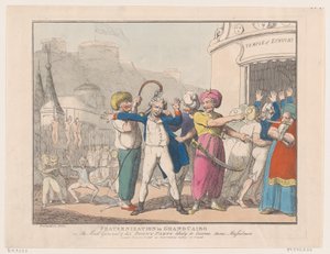 Bratrství ve Velké Káhiře aneb Šílený generál a jeho Bonny Party Pravděpodobně ..., 9. října 1798. od Thomas Rowlandson