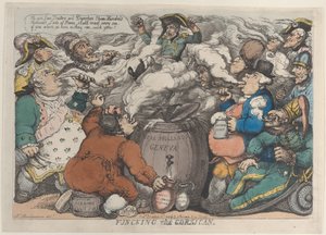 Funcking the Corsican, 6. prosince 1813, 6. prosince 1813. od Thomas Rowlandson