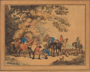 Jít ven v dopoledních hodinách od Thomas Rowlandson