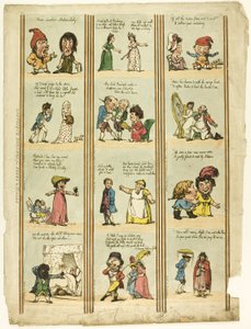 Groteskní obruby pro haly a pokoje od Thomas Rowlandson