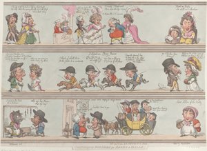 Groteskní hranice místností a sálů, 1. prosince 1800, 1. prosince 1800. od Thomas Rowlandson