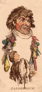 Hlavy: Barberorum od Thomas Rowlandson