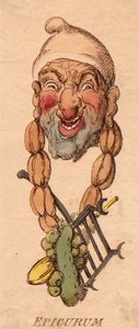 Hlavy: Epicurum od Thomas Rowlandson